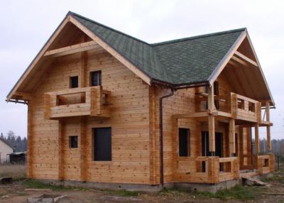 Сборный деревянный дом